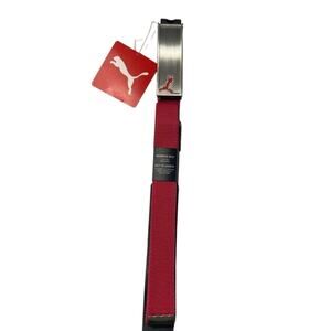 Puma Fuchsia Pink Webbing Belt New with Tag One Size 44" Length